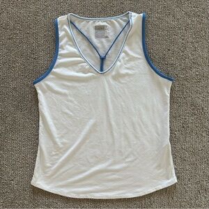 Lucky In Love Floral Fantasy‎ Y-Strap Tennis Tank Size Small